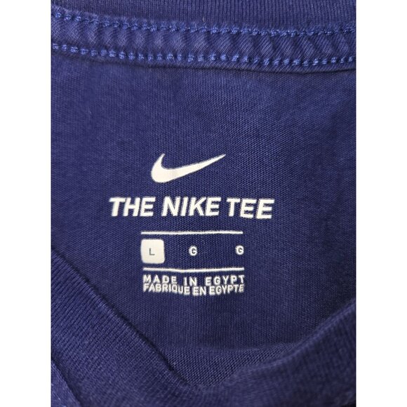 Nike USA Mens Big Swoosh T-Shirt Large Blue - Picture 5 of 7